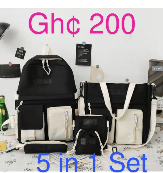 Quality 5 in 1 bag set