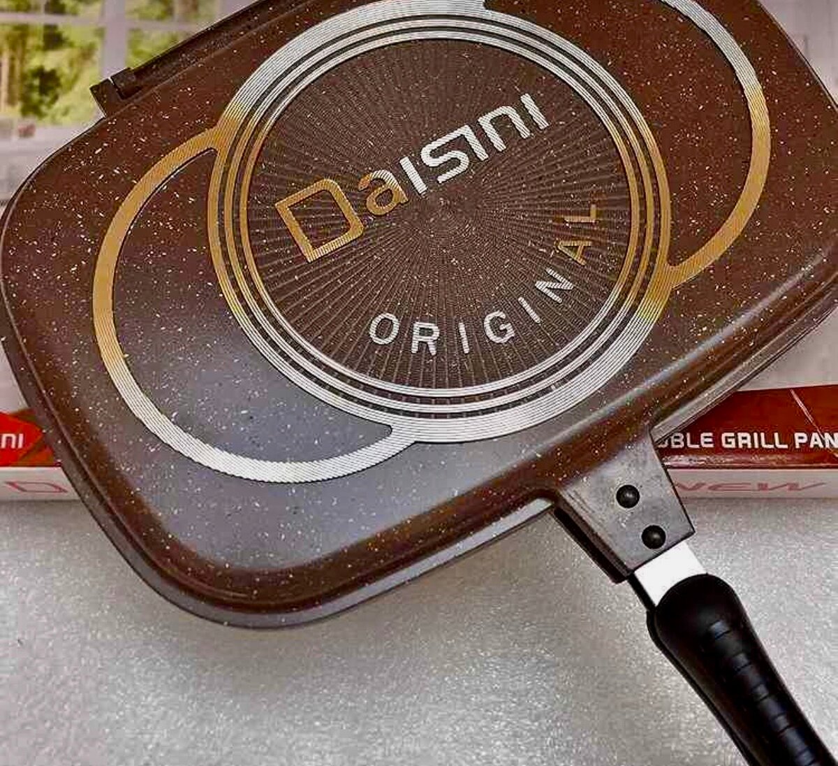 Poêle à griller double Dessini