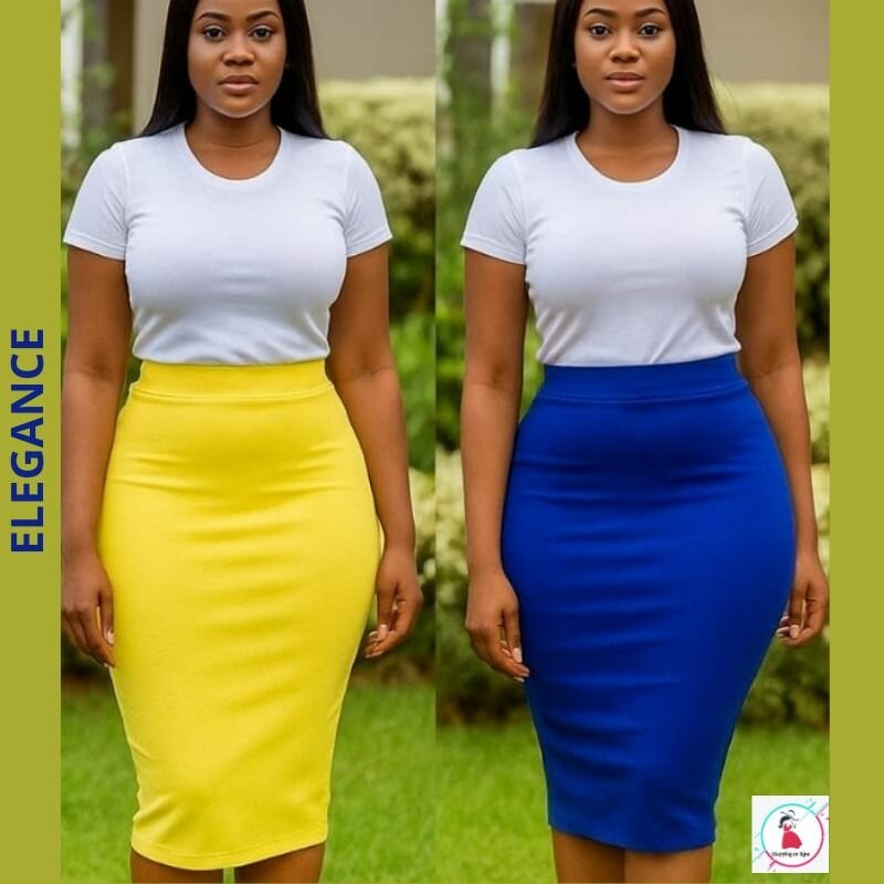 Jupe Crayon Élégante Femme