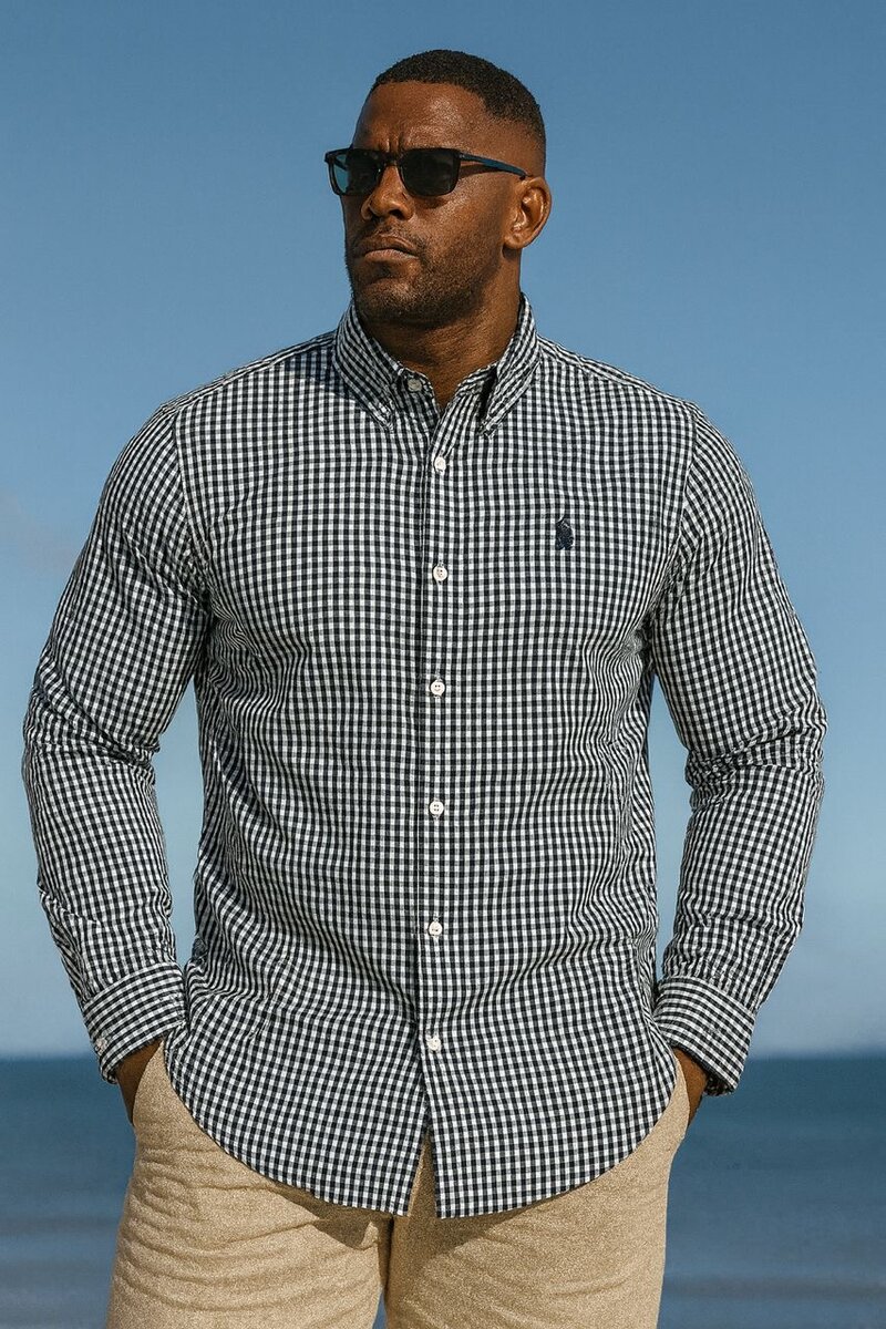 Chemise à carreaux homme élégante