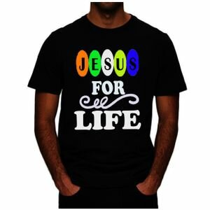 T-shirt VIP Coton Bleu JESUS For Life