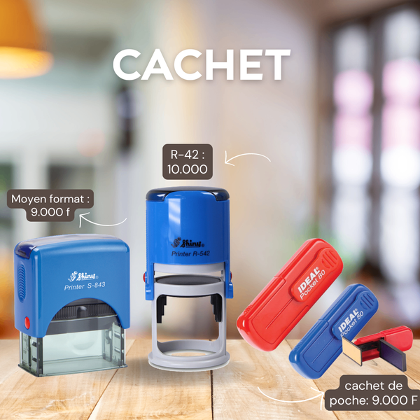 Cachet standard et cachet sec