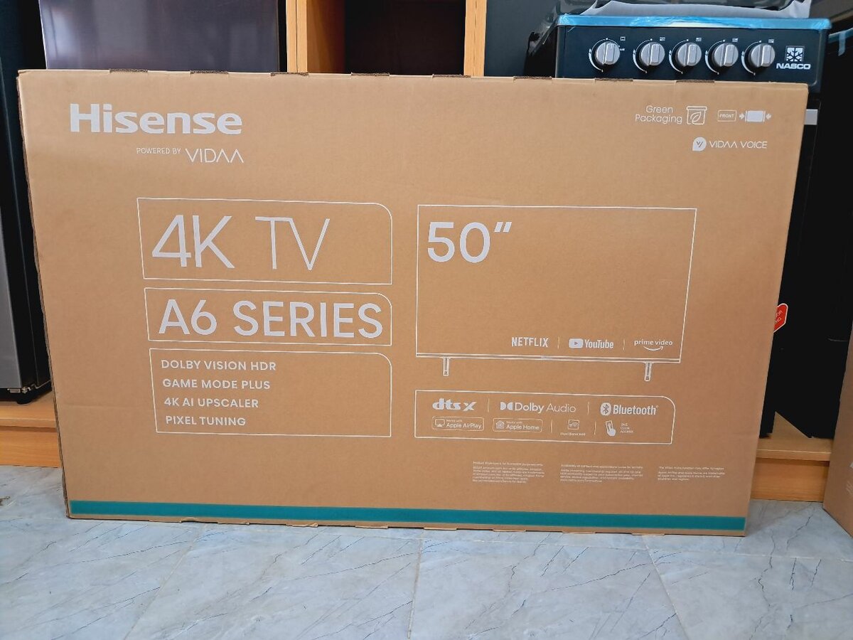 Brand new Hisense 50 inches smart 4k tv