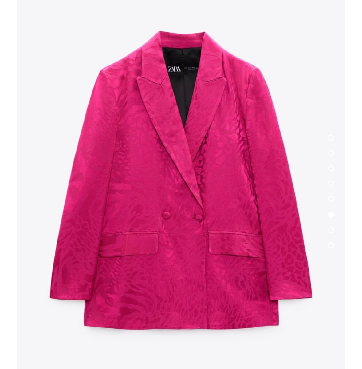 Blazer rose vif élégant ZARA