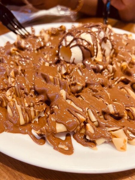 Dessert crêpes chocolat