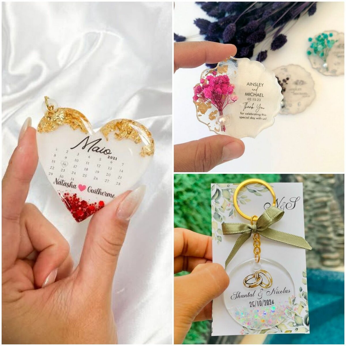 Moule Résine Porte-clés Fusion