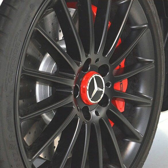 Logo Jante 3D Mercedes Rouge