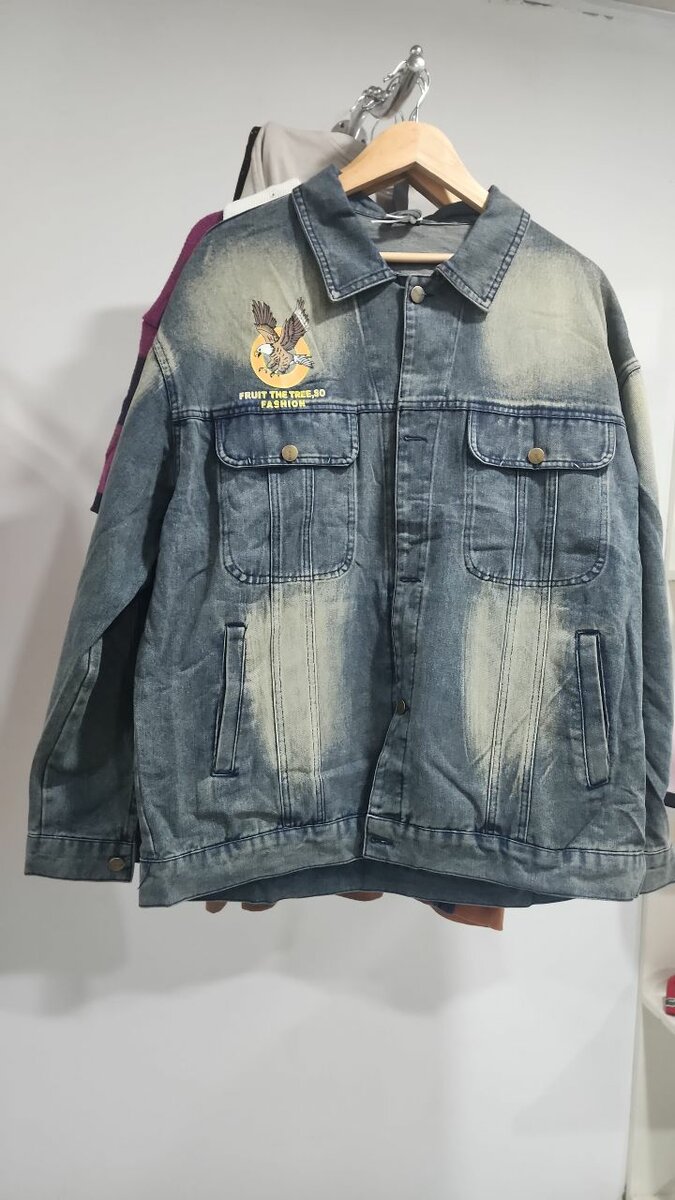 Veste en jean vintage homme
