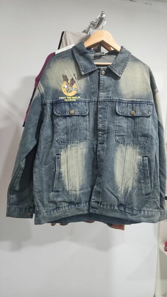 Veste en jean vintage homme