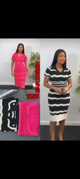 Ladies straight dress available