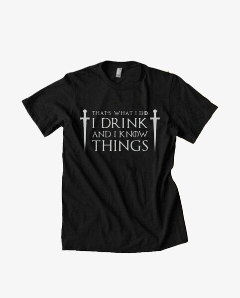 Game of Thrones themed t-shirt print