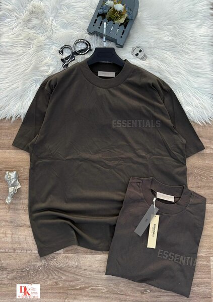 T-Shirt Essentials marron unisexe