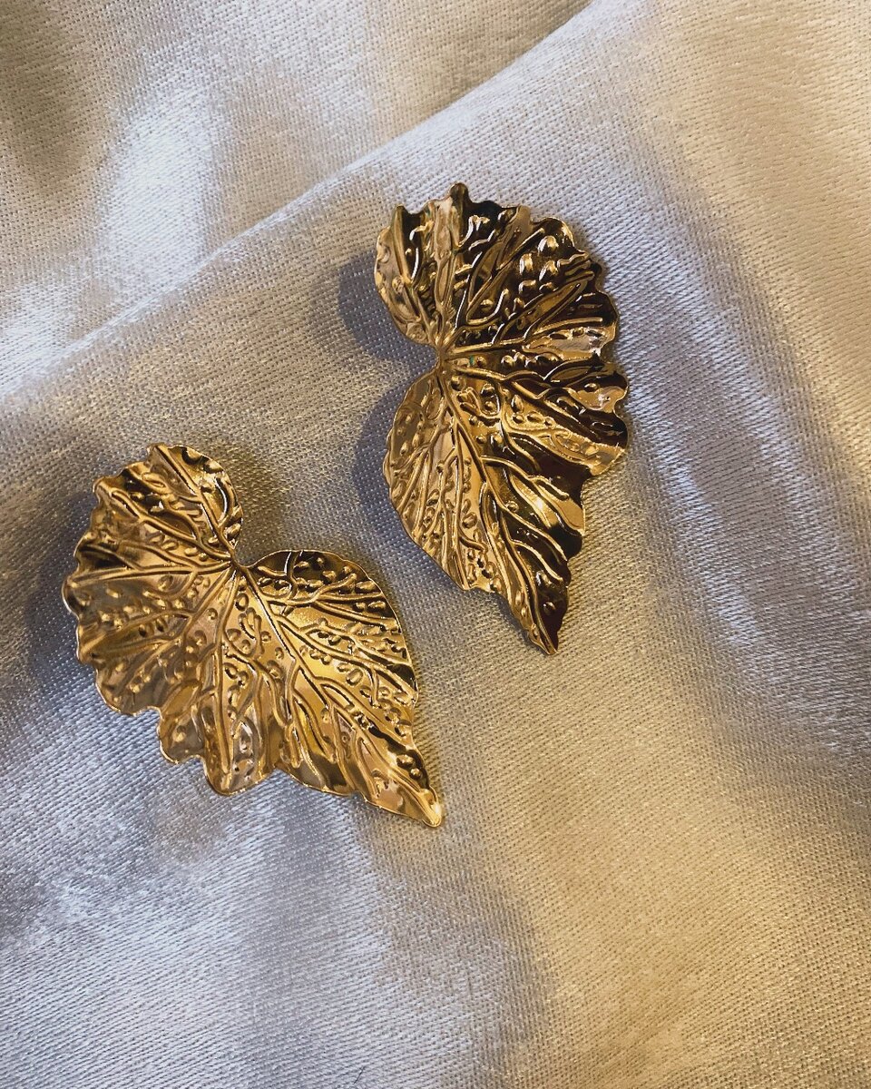 Earrings and necklaces