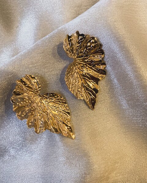 Earrings and necklaces