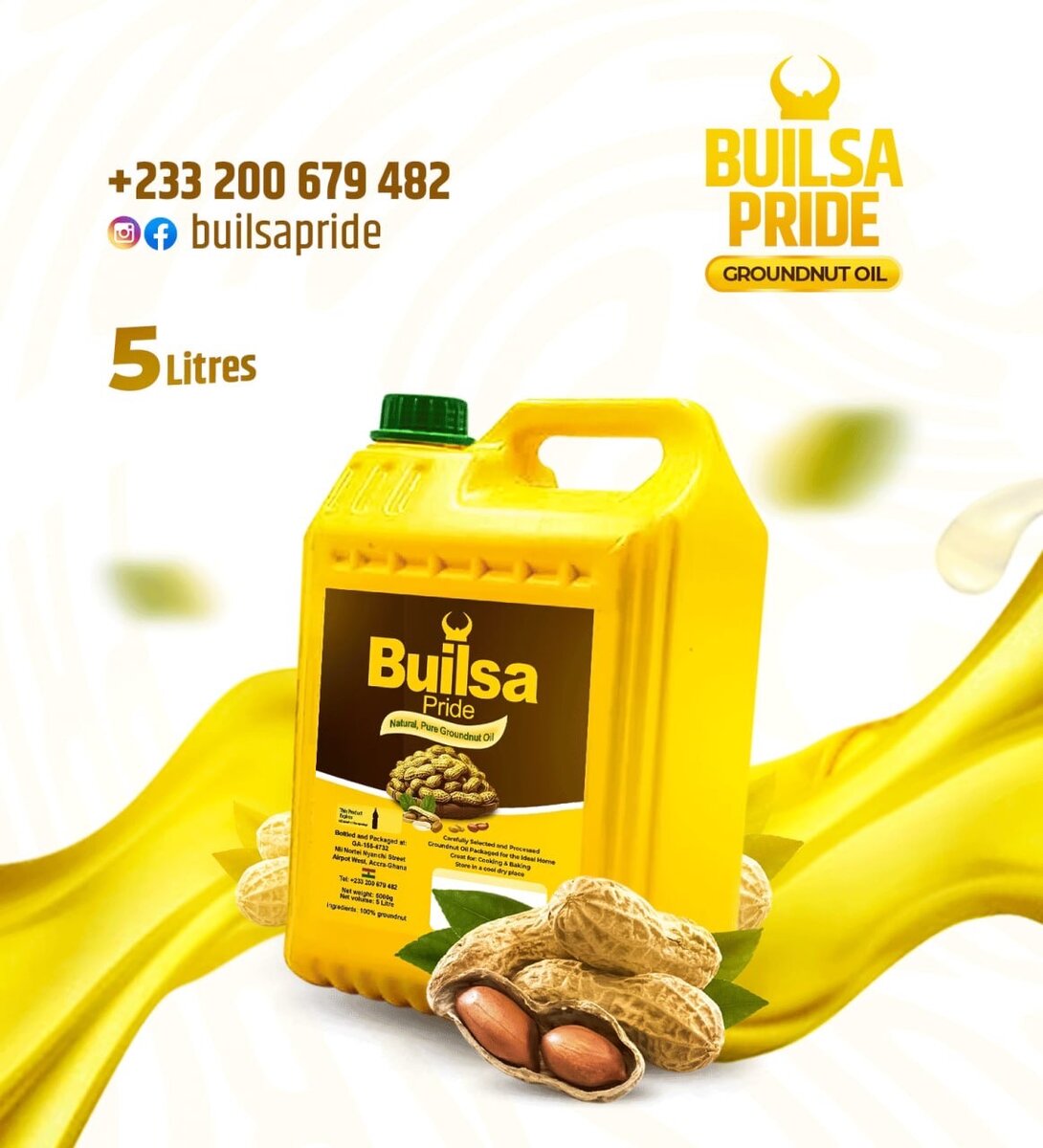 Groundnut cooking oil