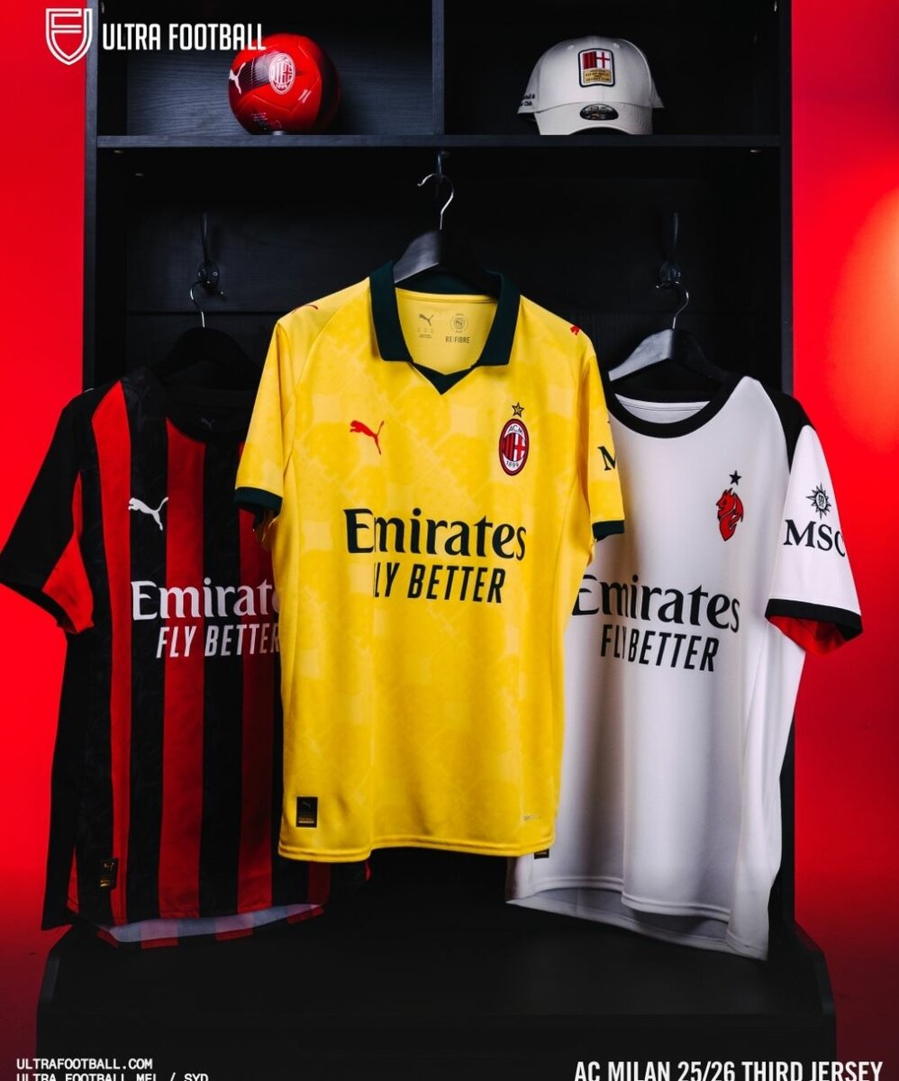 Maillot AC Milan 25/26 Troisième