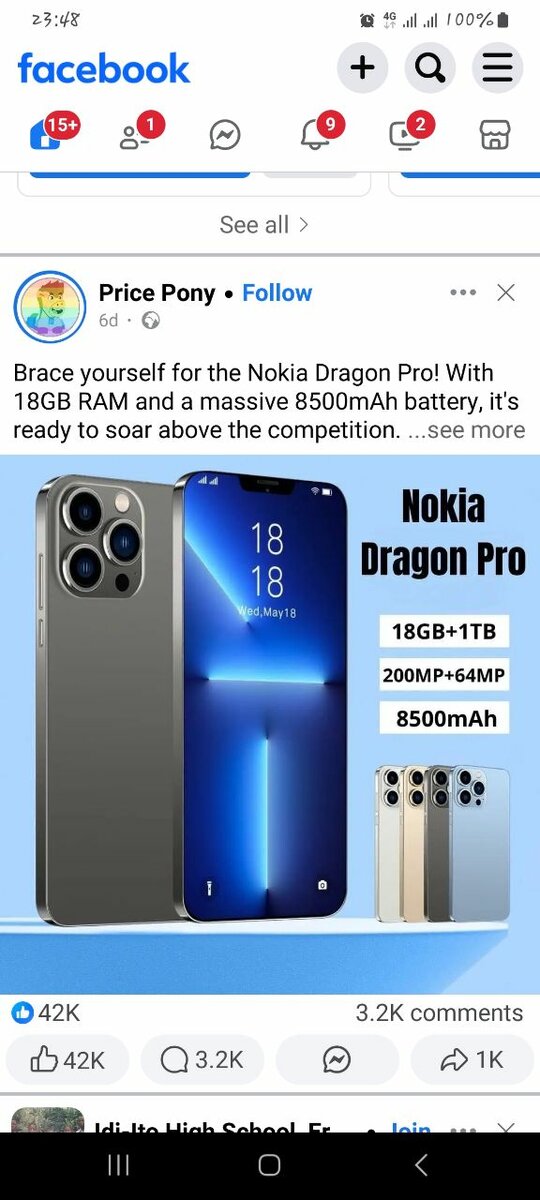 NOKIA DRAGON PRO