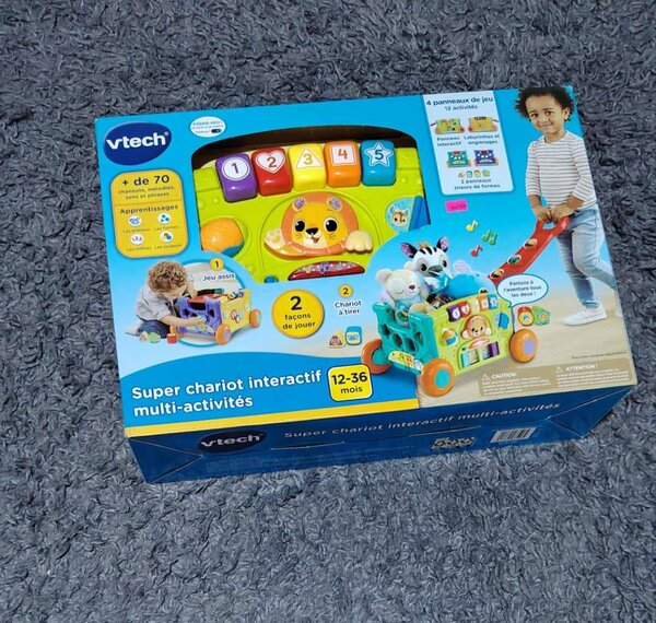 Chariot interactif VTech 12-36 mois