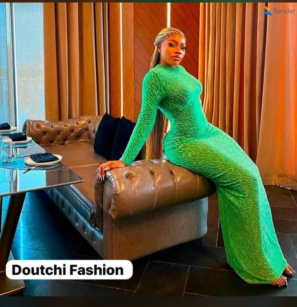 Robe Longue Elegante Verte