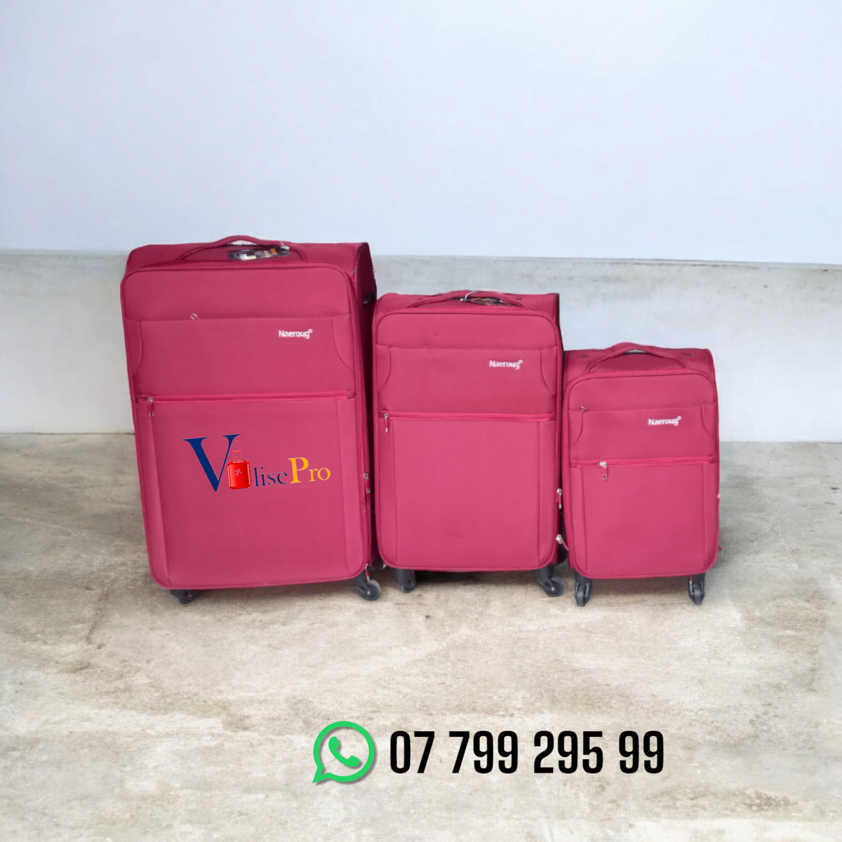 Valises en tissu