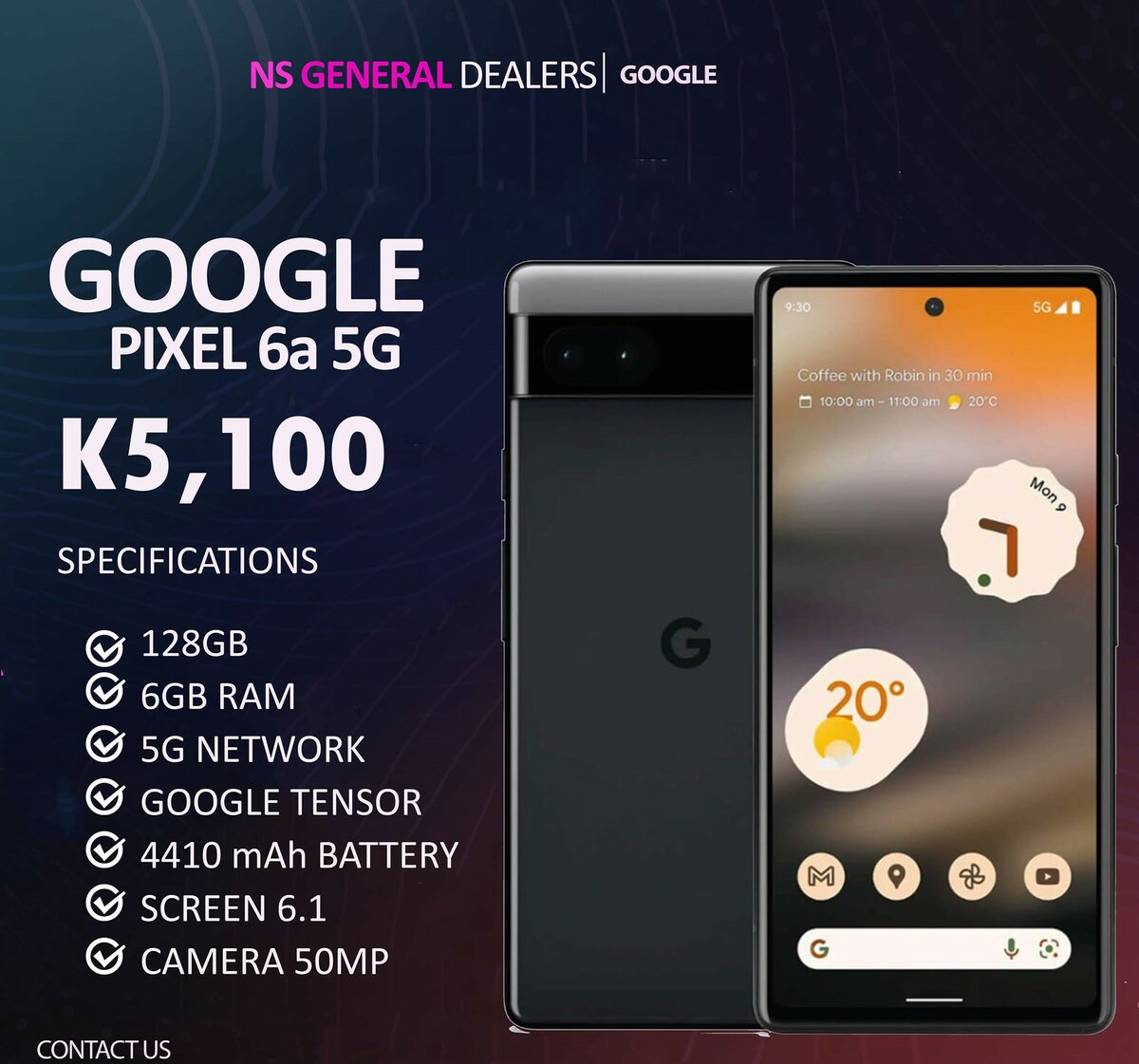 GOOGLE PIXEL 6A 5G