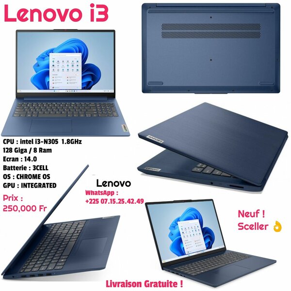 Lenovo i3 Chromebook 14"