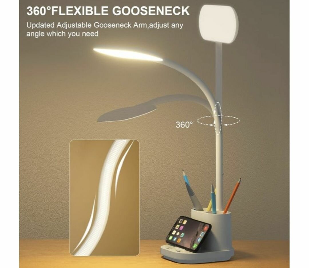 Lampe de table très brillant et pliable