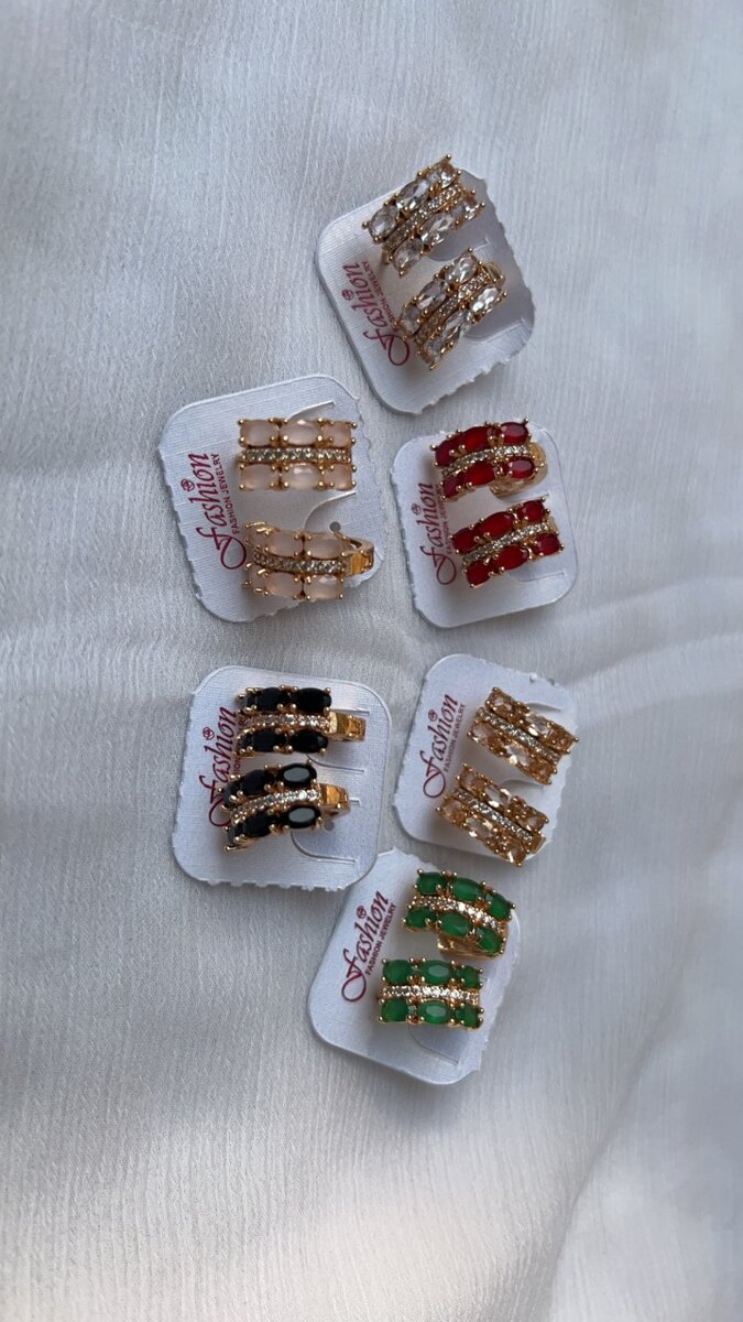 Zircon Ear Hoops
