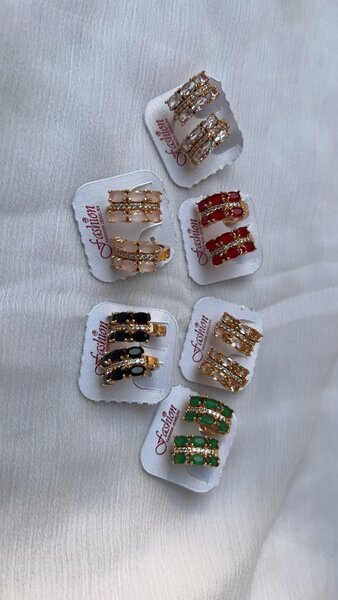 Zircon Ear Hoops