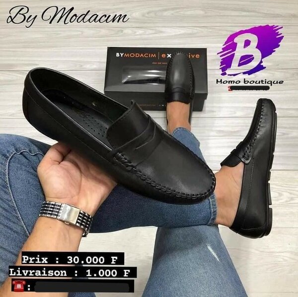 Mocassins noir
