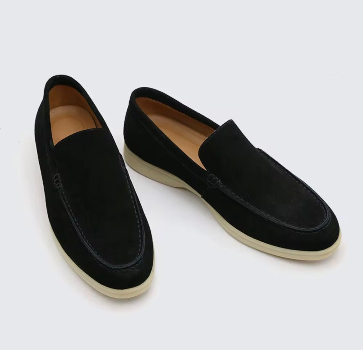 Mocassins en daim élégants homme