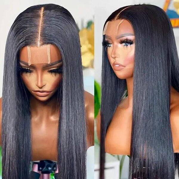 18 inches bone straight wig cap