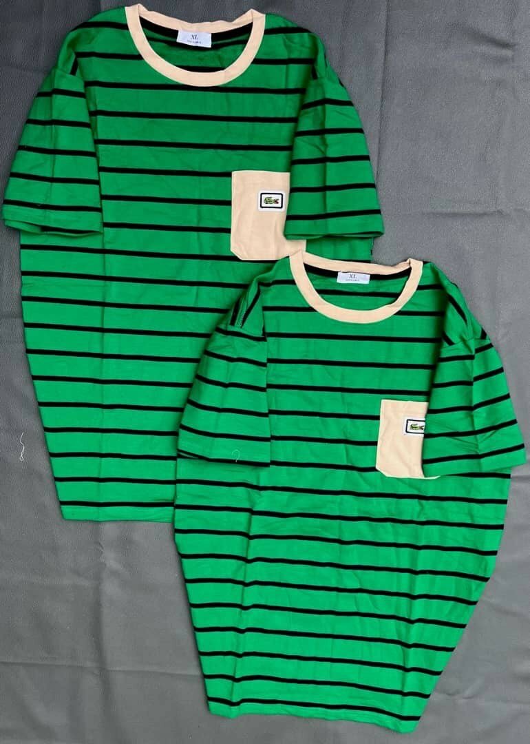 T-shirts rayés unisexes