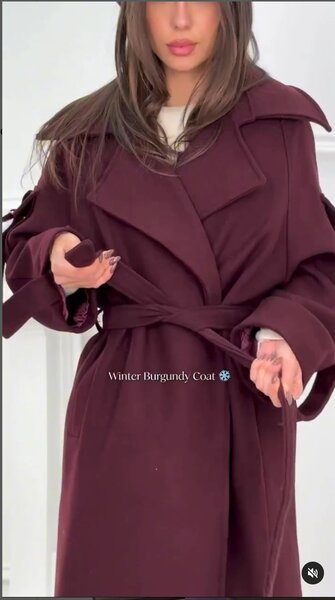 Пальто Бургунду
