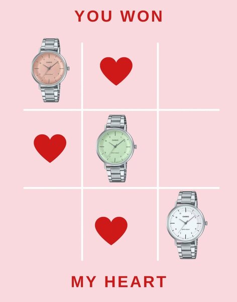 Новинки женских часов CASIO LTP-VT03D