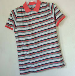 Polo T Shirt for men - Strips red