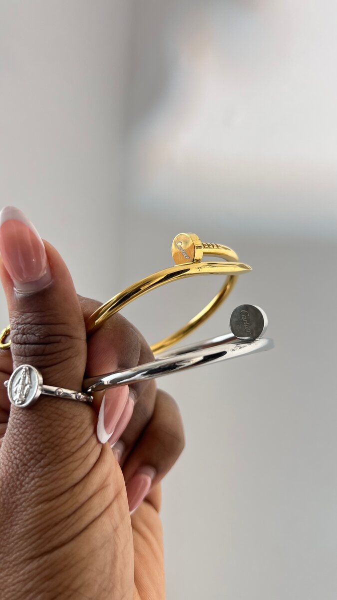 Bracelet en or et argent