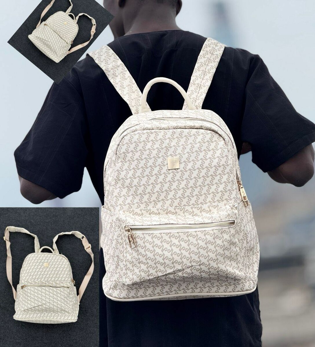 Sac à dos imprimé tendance