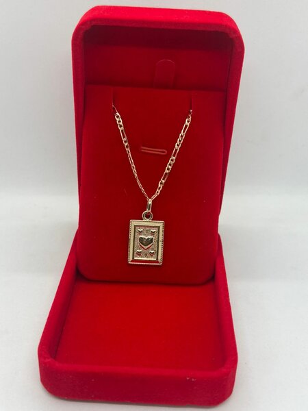 Collier pendentif cœur élégant