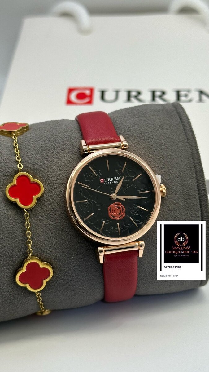 Montre Curen authentique avec