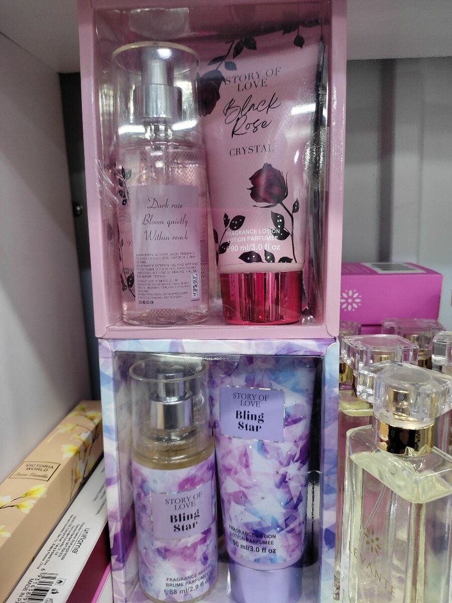 Мист и лосьон порфюмированный