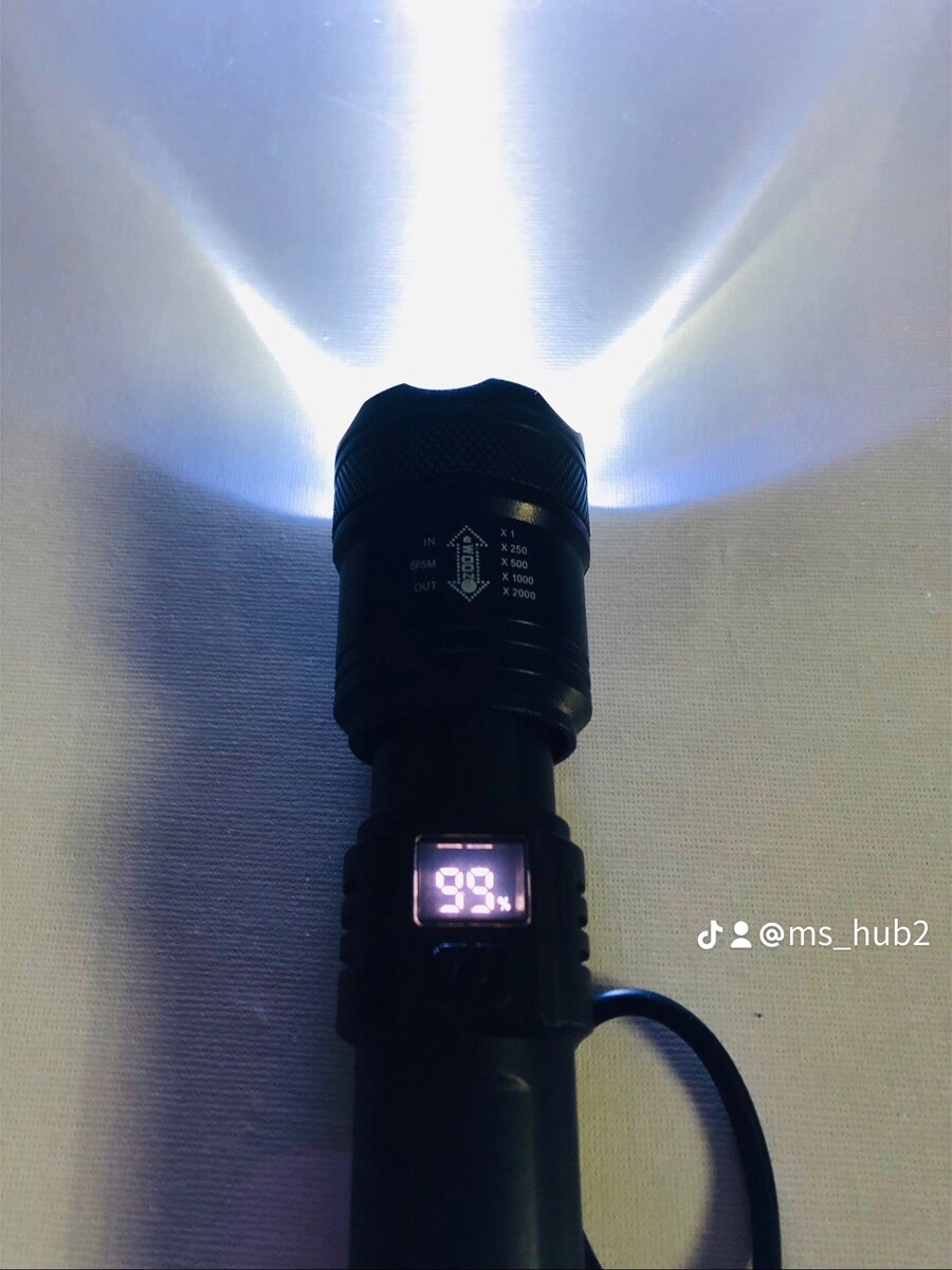 USB SLIDER ZOOM FLASHLIGHT