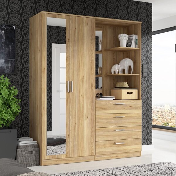 Armoire moderne avec étagères