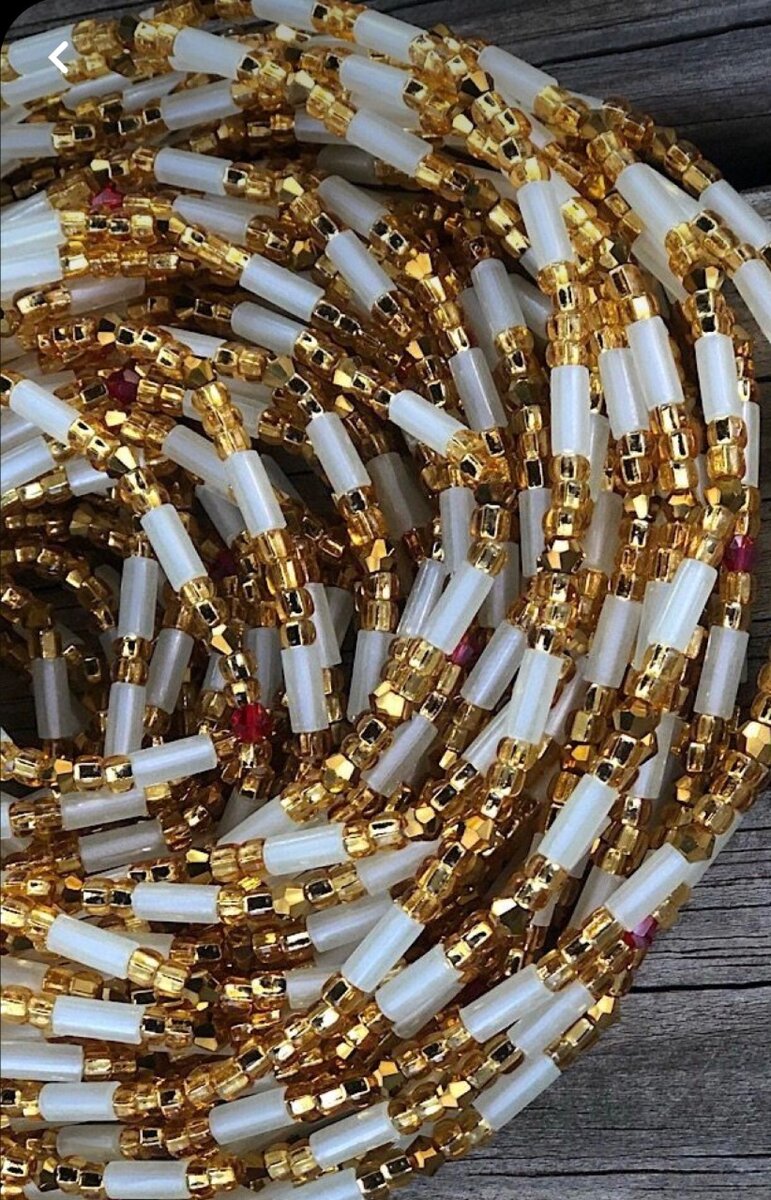 Sead beads with crystal