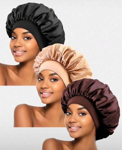 Bonnet en satin soyeux