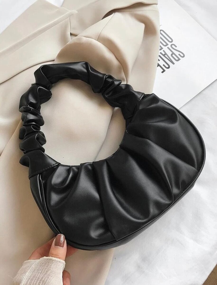 Sac à main avec plis