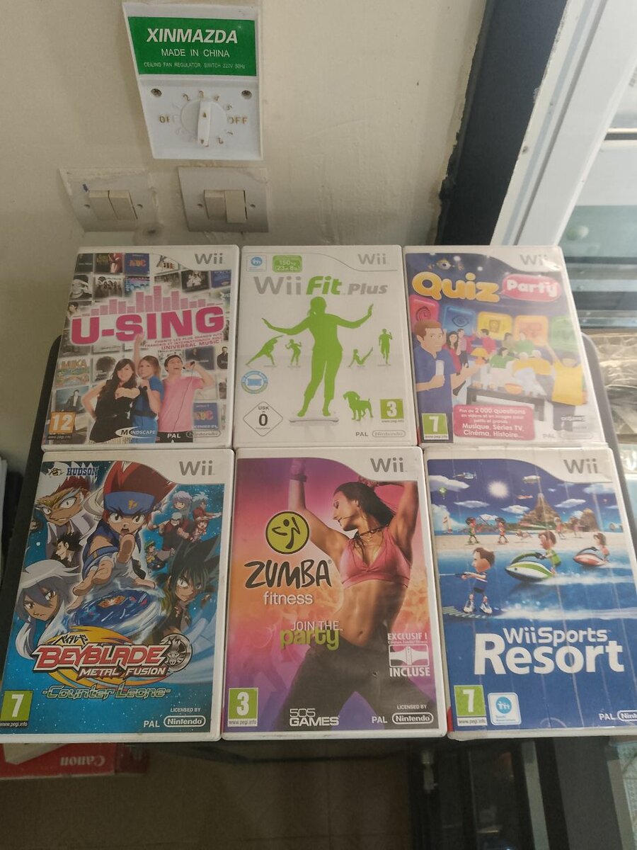 Lot de Jeux Wii Variés