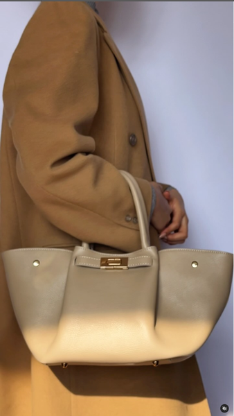 сумка бежевая