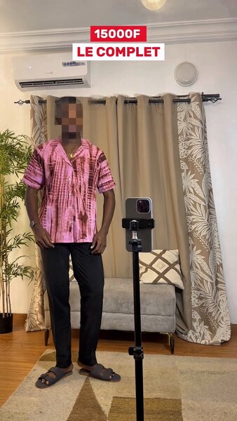 Ensemble Africain Homme Élégant