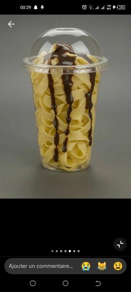 Pâtes sucrées au chocolat